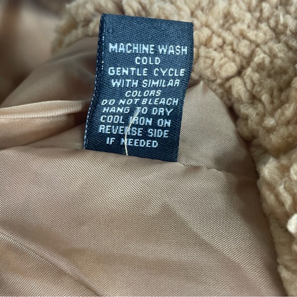 Tan Sherpa Teddy Bear Jacket New with tags - Picture 7 of 7